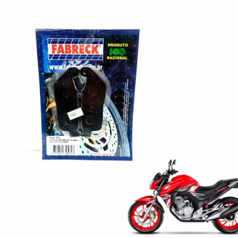 PASTILHA FREIO DIANT. CB 600 04-07/ CN 700 12- FABRECK
