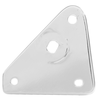 SUPORTE LATERAL FAROL CBX 250 L/DIR. CROMADO QUALLYMOTOS