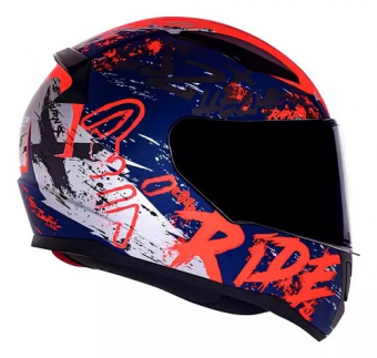 CAPACETE LS2 FF 353 RAPID NAUGHTY AZUL 56