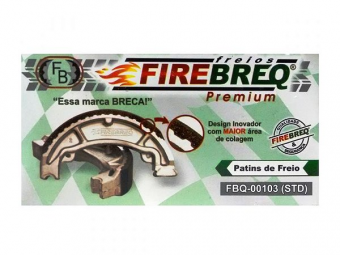 PATIM FREIO TRAS. CG 125/ ML 125/ TITAN 125 99 FIREBREQ