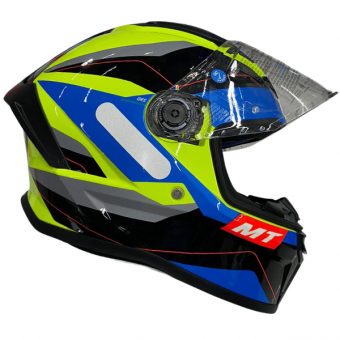 CAPACETE MT STINGER 2 MICRO BLUE GLOSS 60