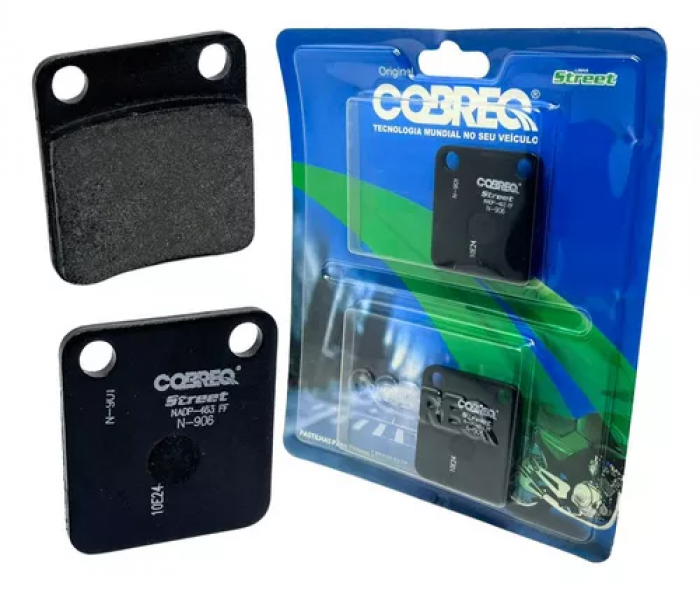 PASTILHA FREIO DIANT. TITAN 150 04-08/ TITAN 125/ FAN 125/ ML 125/ CG 125 COBREQ