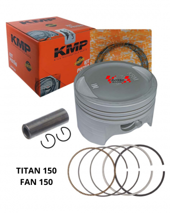 PISTAO TITAN 150 04-15 KMP C/ANEL KMP P/190CC 1.00MM