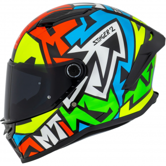 CAPACETE MT STINGER 2 MELD FLUOR GLOSS 58