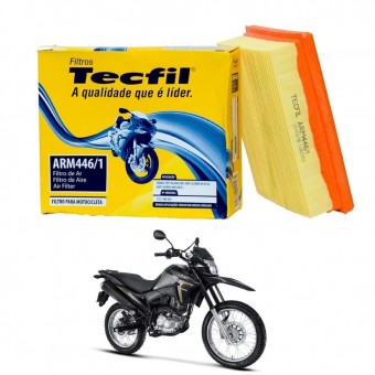 FILTRO AR NXR 125/150/160 / FAN 125 09-13 / FAN 150 09-13 TECFIL