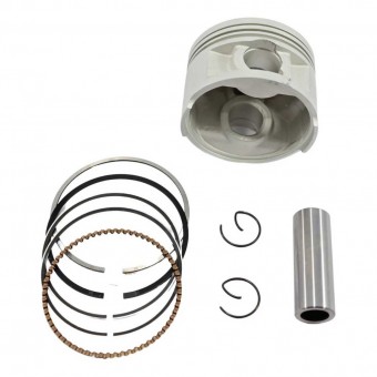 PISTAO FAN 125 09-13 METAL LEVE C/ANEL METAL LEVE 0,50MM 