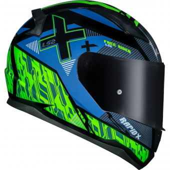 CAPACETE LS2 FF353 RAPID XTREET BLK/GREEN 60