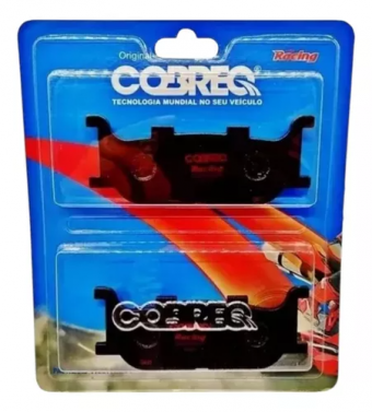 PASTILHA FREIO DIANT. VIRAGO 250 98- / DRAGSTAR 01- COBREQ RACING
