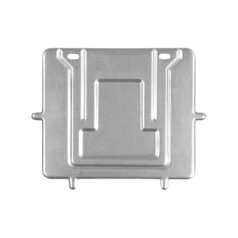 SUPORTE PLACA PADRAO MERCOSUL FECHADO (FERRO) QUALLYMOTOS