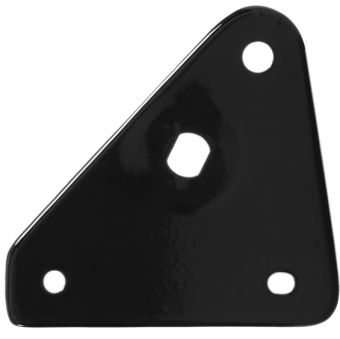 SUPORTE LATERAL FAROL CBX 250 L/DIR. PRETO QUALLYMOTOS