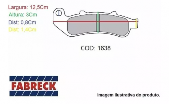 PASTILHA FREIO DIANT/TRAS. CBR 1000 93- FABREQ RACING