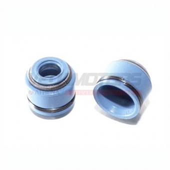 RETENTOR VALVULA TITAN 150/ TITAN 125 02-/ FAN 125/150/ BIZ/ CBX 250/ CB 300 (MOLA DUPLA) VEDAMOTORS