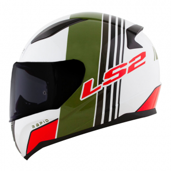 CAPACETE LS2 FF 353 RAPID MULTIPLY WHT/GRE/RED 56