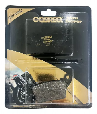 PASTILHA FREIO TRAS. HORNET S/ABS CERAMICA COBREQ