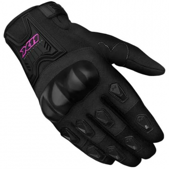 LUVA BLACKOUT FEMININA VERAO C/PROTETOR ROSA/PRETO P X11
