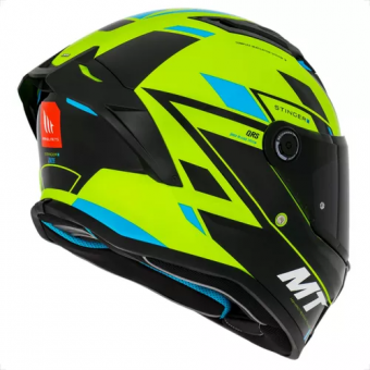 CAPACETE MT STINGER 2 ZIVZE C3 BLACK/YELLOW FLUOR GLOSS 60