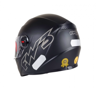 CAPACETE FW3 GT CLASSIC PRETO FOSCO 58 