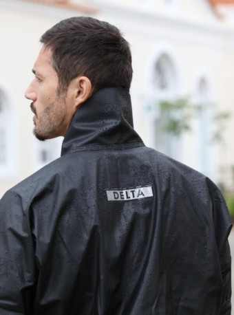 CONJUNTO CHUVA PVC FLEX BASICO MASCULINO PRETO M DELTA