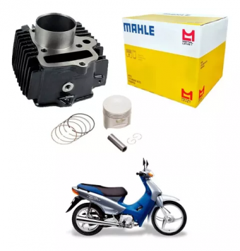 KIT CILINDRO MOTOR BIZ 100 98-04/ DREAM 100/ POP 100 METAL LEVE