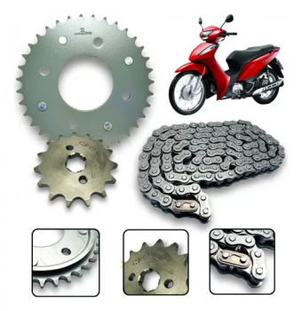 RELAÇÃO KIT BIZ 100 98-05 S/ RETENTOR GSW