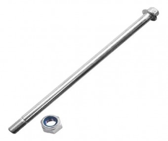EIXO RODA DIANT/TRAS. BIZ 100/ BIZ 125 C/PORCA ALLEN