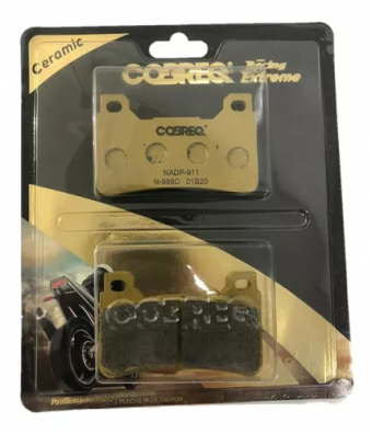 PASTILHA FREIO DIANT. CBR 600RR/ CBR 1000RR FIREBLAD COBREQ CERAMICA