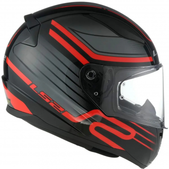CAPACETE LS2 FF 353 RAPID CIRCUIT BLK/RED 58/M