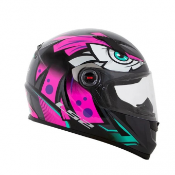 CAPACETE LS2 FF 358 TRIBAL FUCSIA 56