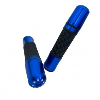 MANOPLA ALUMINIO STALLION AZUL C/PESO UNIVERSAL 