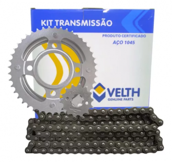 RELAÇÃO KIT TITAN 125 00-04/ FAN 125 05-08 S/RETENTOR VELTH