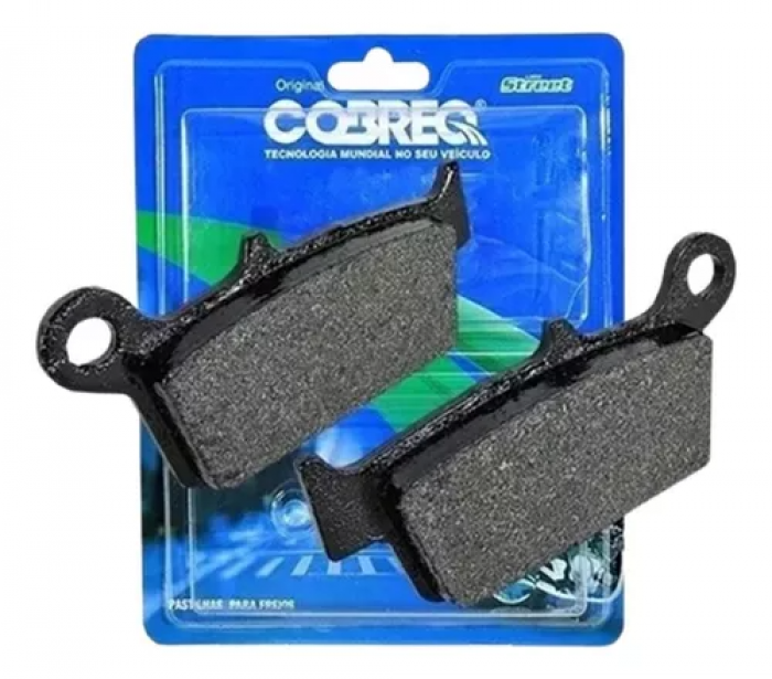 PASTILHA FREIO TRAS. NX 400 FALCON/ XRE 300 COBREQ